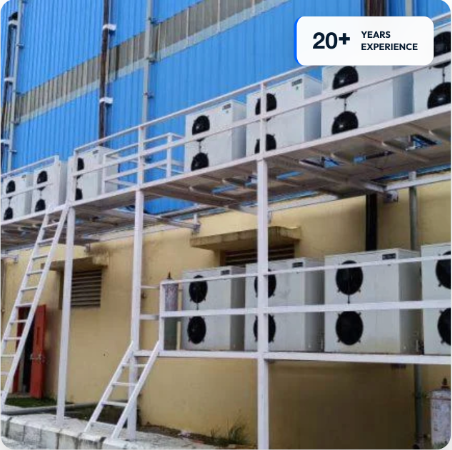 Falcon Cold Storage Outdoor Refrigeration Units Facility